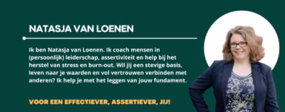 Burnout tears blog - writers bio - Natasja van Loenen